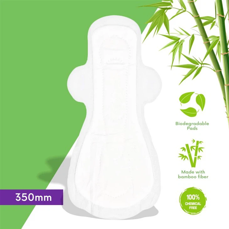 Guardanapos higiênicos femininos compostáveis