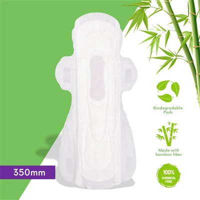 Almofadas de higiene femininas de bambu